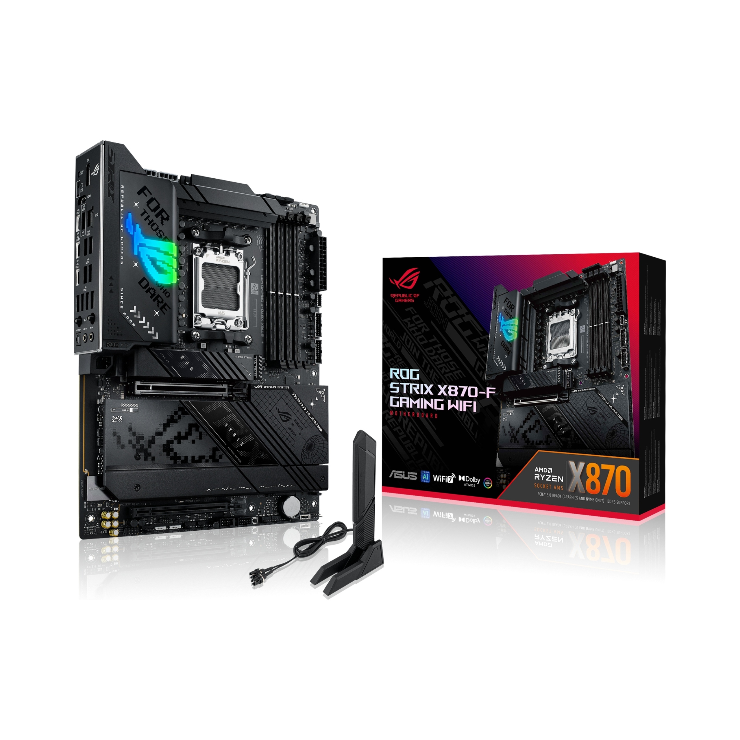 Základná doska Atx Asus Rog Strix X870 Gaming Wifi Socket AM5