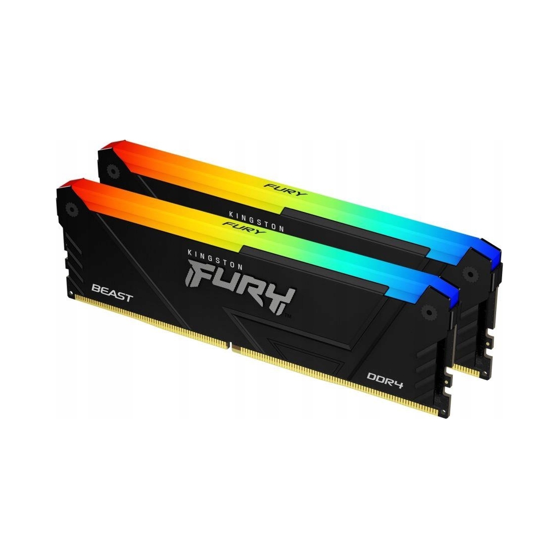 Pamäť Ram pre počítač Kingston Fury Beast Rgb DDR4 32GB 2x16GB 3600 CL18
