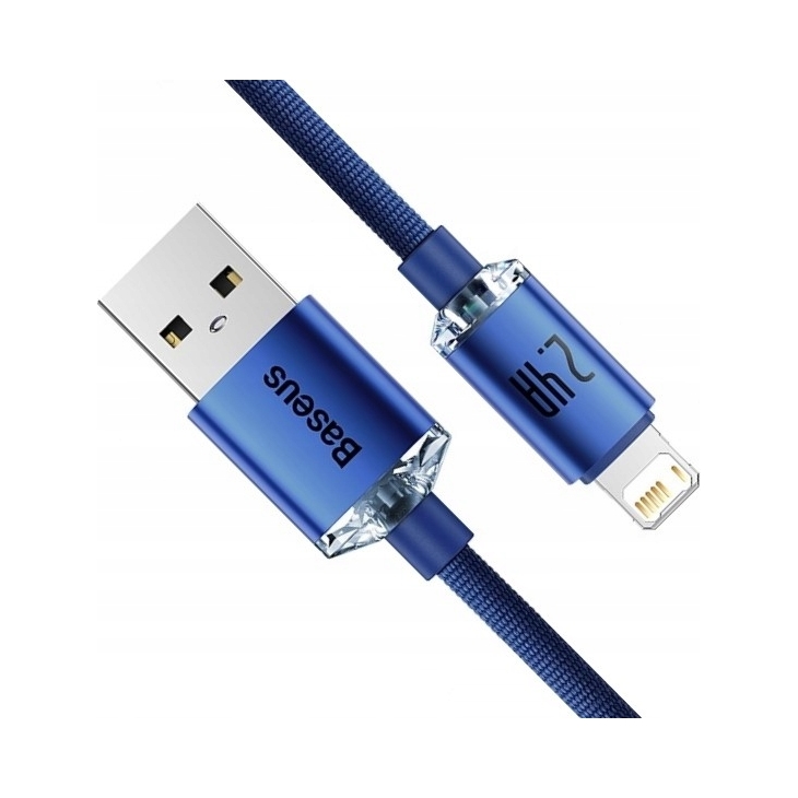 Baseus Crystal Shine Series kabel przewód Usb do szybkiego ładowania i A