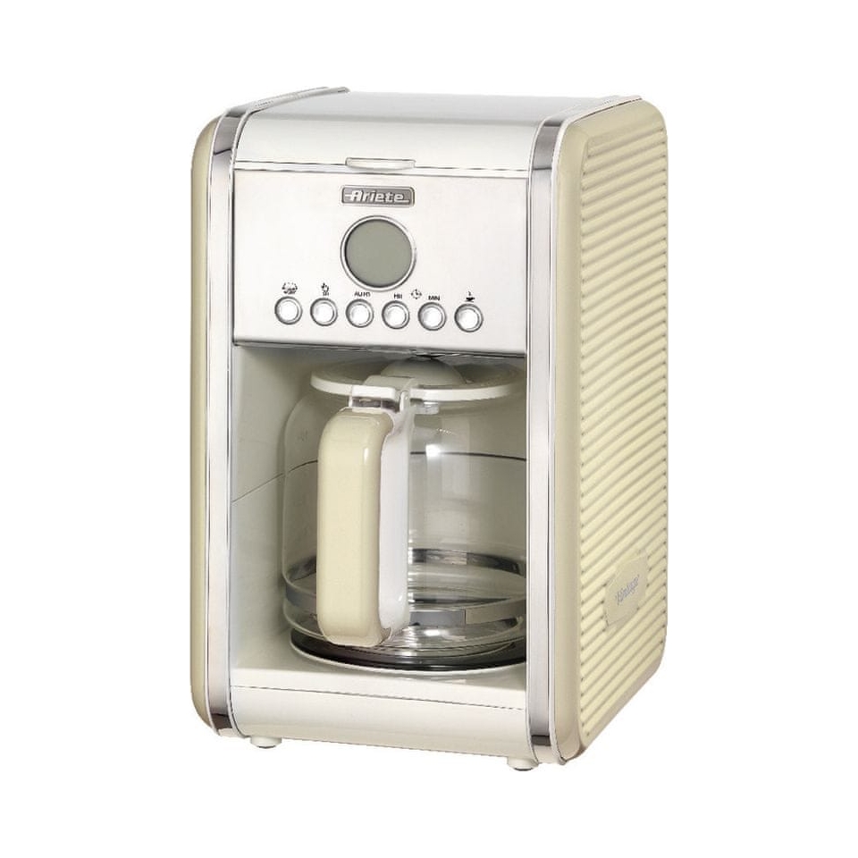 Překapávací kávovar, překapávač Ariete 134203 Vintage, retro béžový 134203