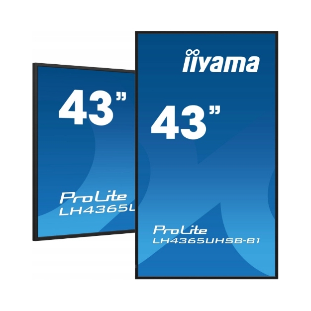 Monitor 43" iiyama ProLite LH4365UHSB-B1 Digital Signage 4K Ips Led