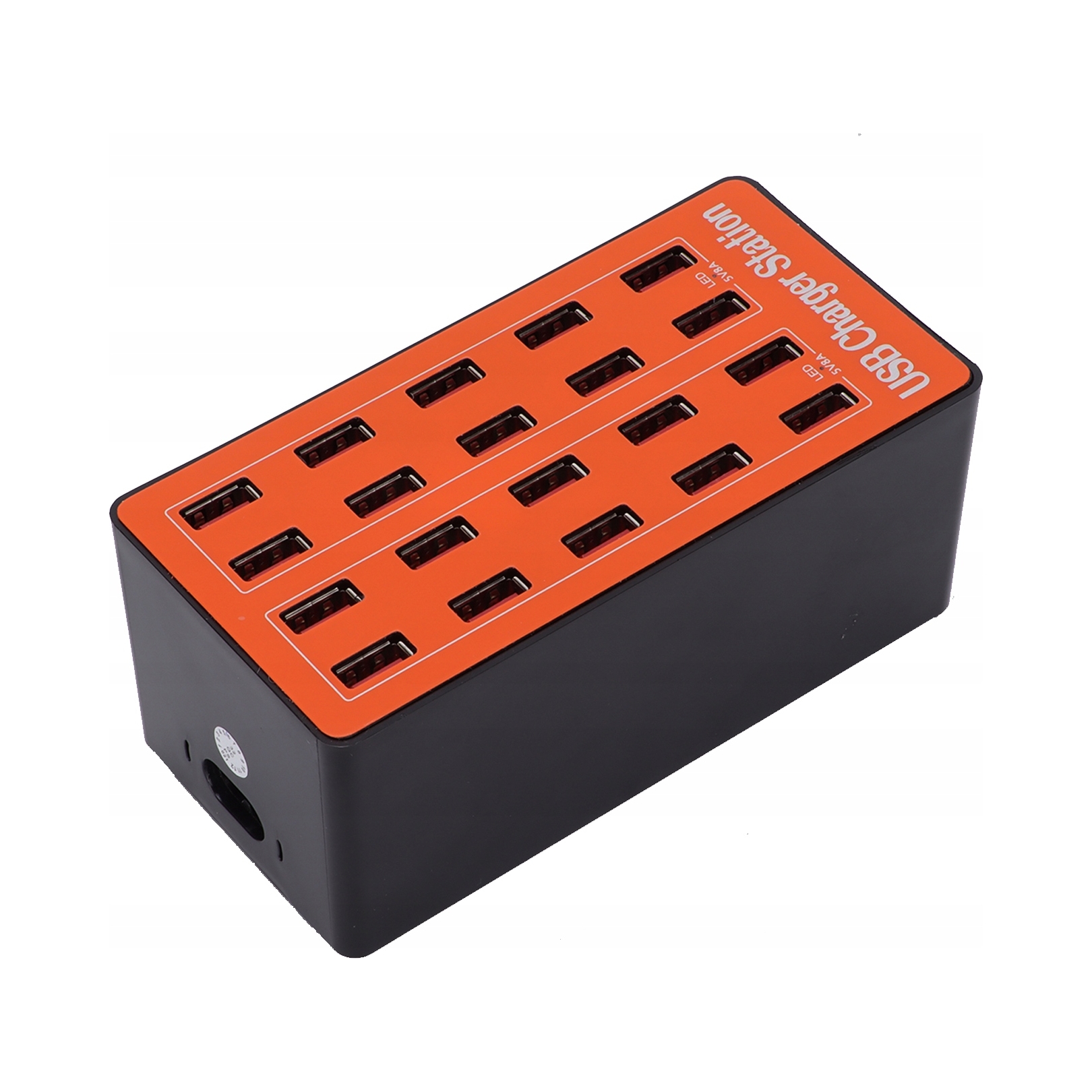 80W 16A 20-Portová Usb Nabíjecí Stanice Rychlonabíječka