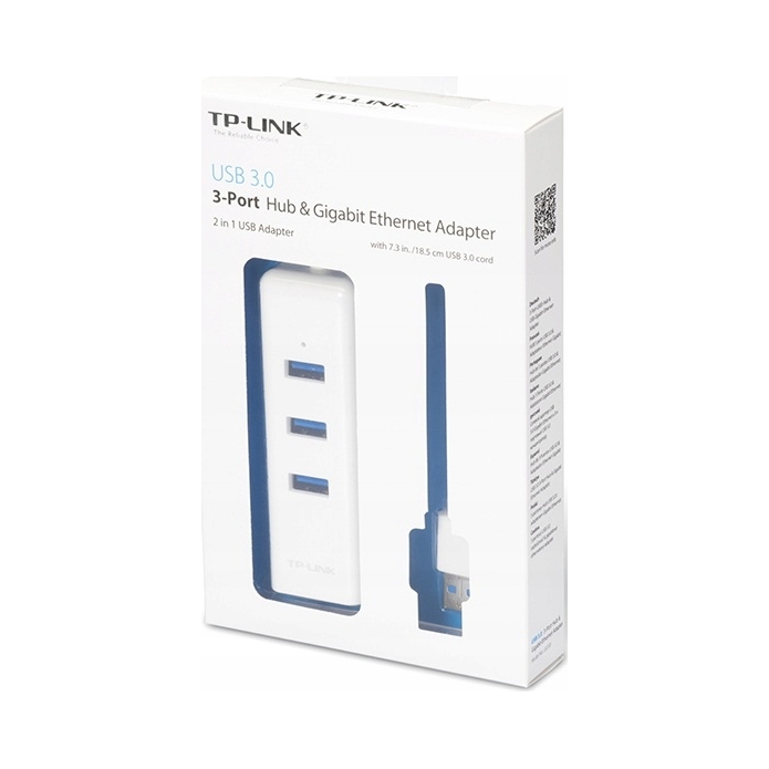 Karta sieciowa TP-Link UE330 (10/100/1000Mbit) Gigabit Hub 3x Usb 3.0