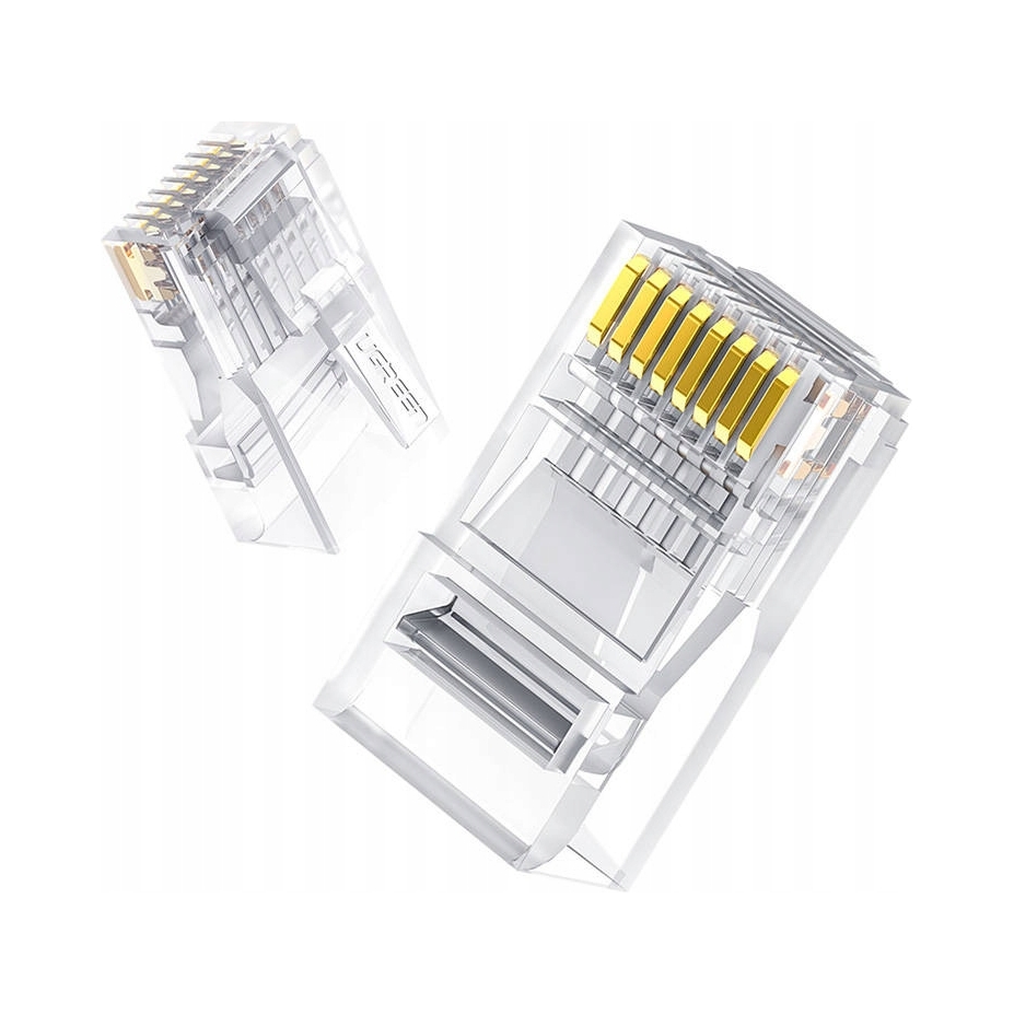 Wtyczka RJ45 Ugreen NW120 Cat 6 10- pak (przezroczysta) Ugreen