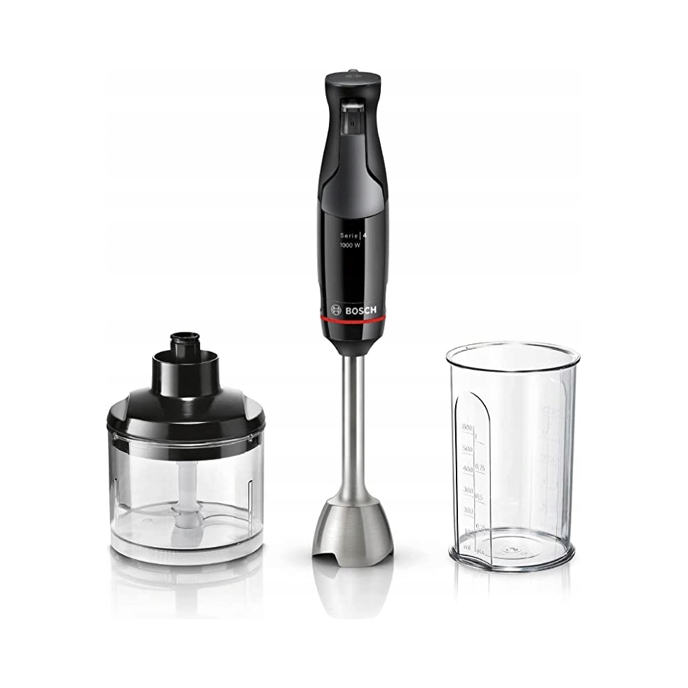 BOSCH Blender Ręczny ErgoMaster Serie 4 1000W Stal Nierdzewna Czarny — miniatura 10