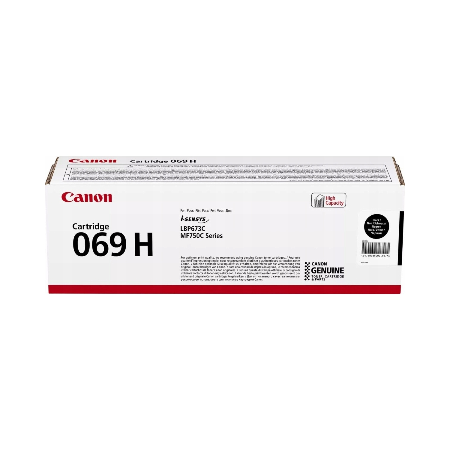 Toner Canon CRG-069H Čierny Originál (5098C002)