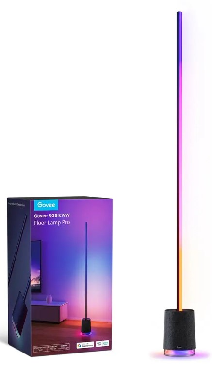 Govee Stojacia lampa Pre Rgbicww Led lampa s reproduktorom ovládač