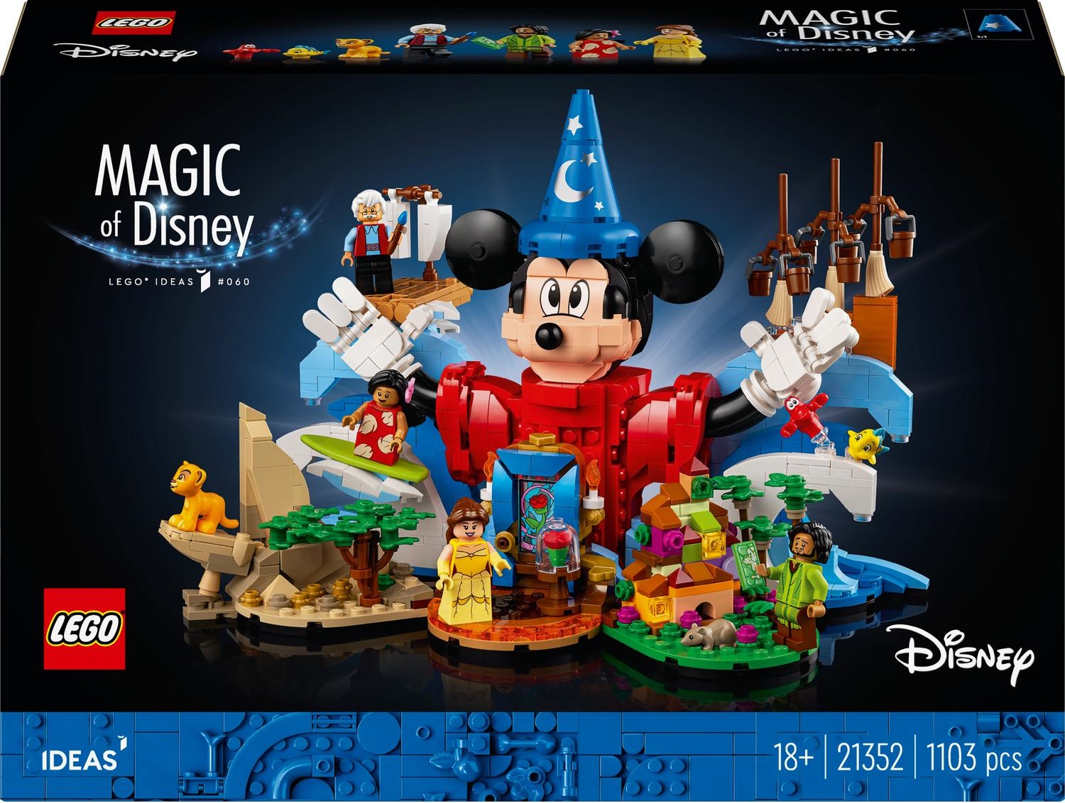 Lego Ideas 21352 Magia Disneya 18+ Nowy