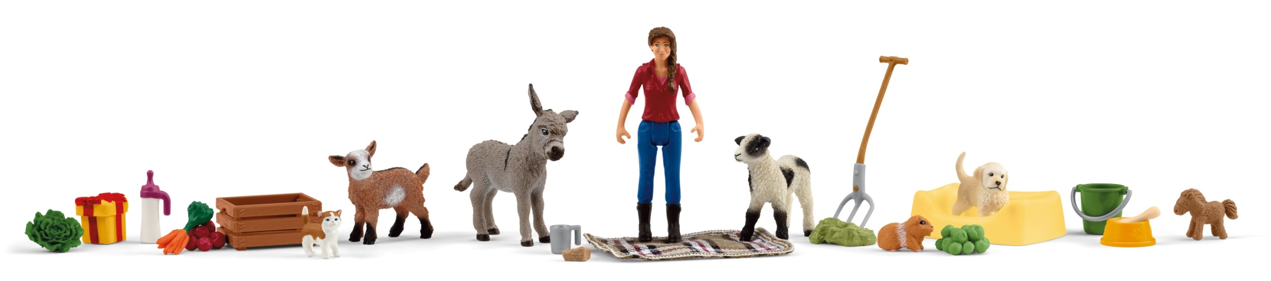 Адвент-календарь Schleich Farm World 98983, фигурки и аксессуары для фермы, 24 окошка, от 3 лет — фото 3