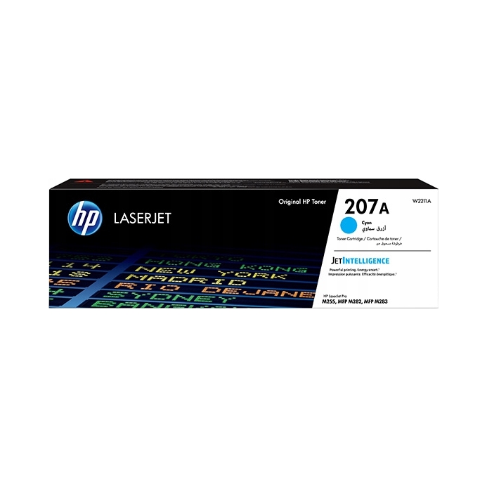 Toner Hp 207A W2211 LaserJet Pro M255 M282 M283, modrý (azúrový)