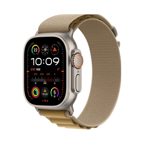 Zegarek sportowy Smartwatch Apple Watch Ultra 2 beżowy Alpine M Tytanowy