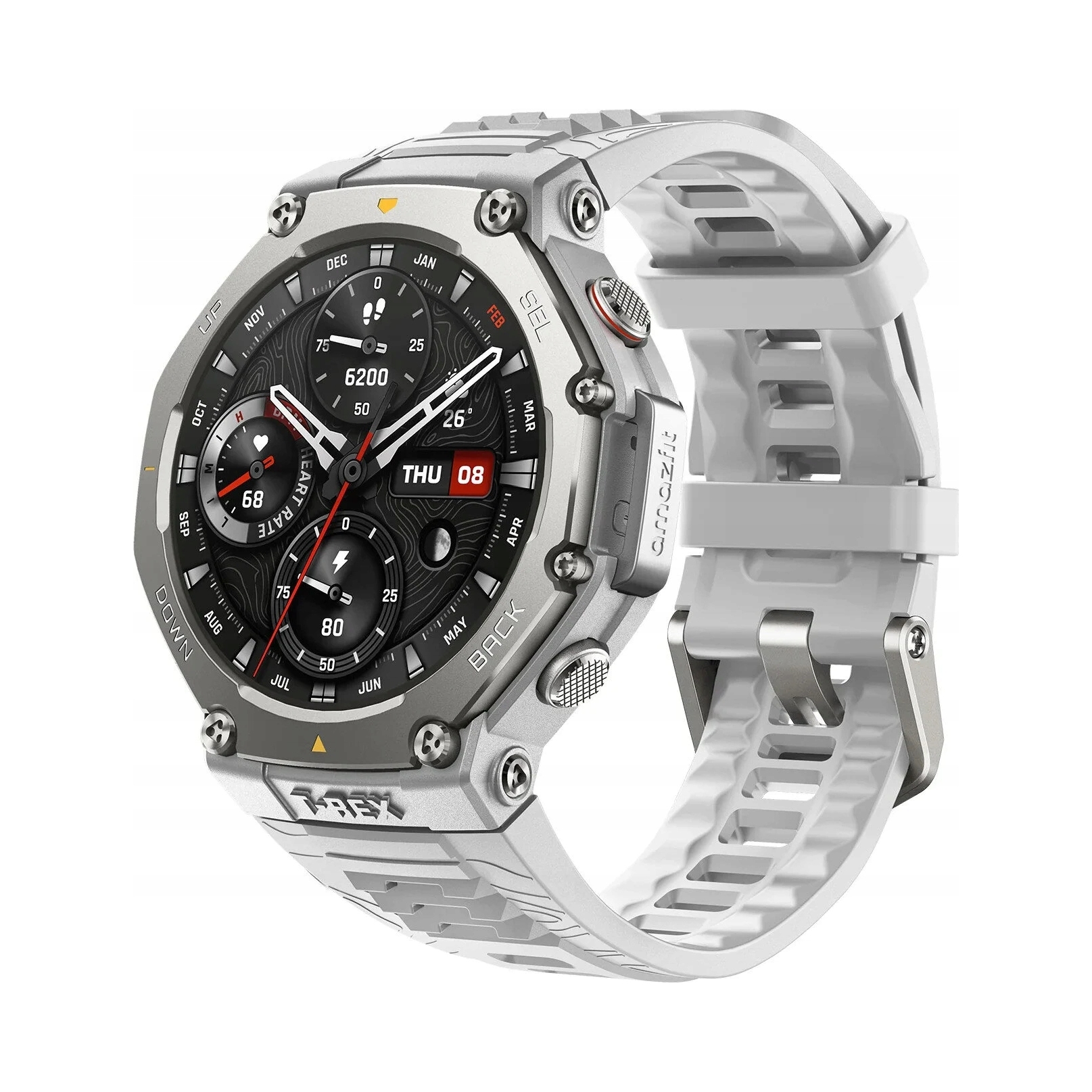 Smartwatch Amazfit T-Rex 3 1,5" Amoled Gps Nfc pulsoksymetr kompas szary