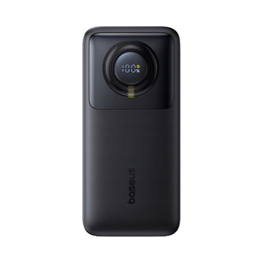 Powerbank Baseus Free2Pull 20000mAh 65W s výsuvným Usb-c káblom čierny