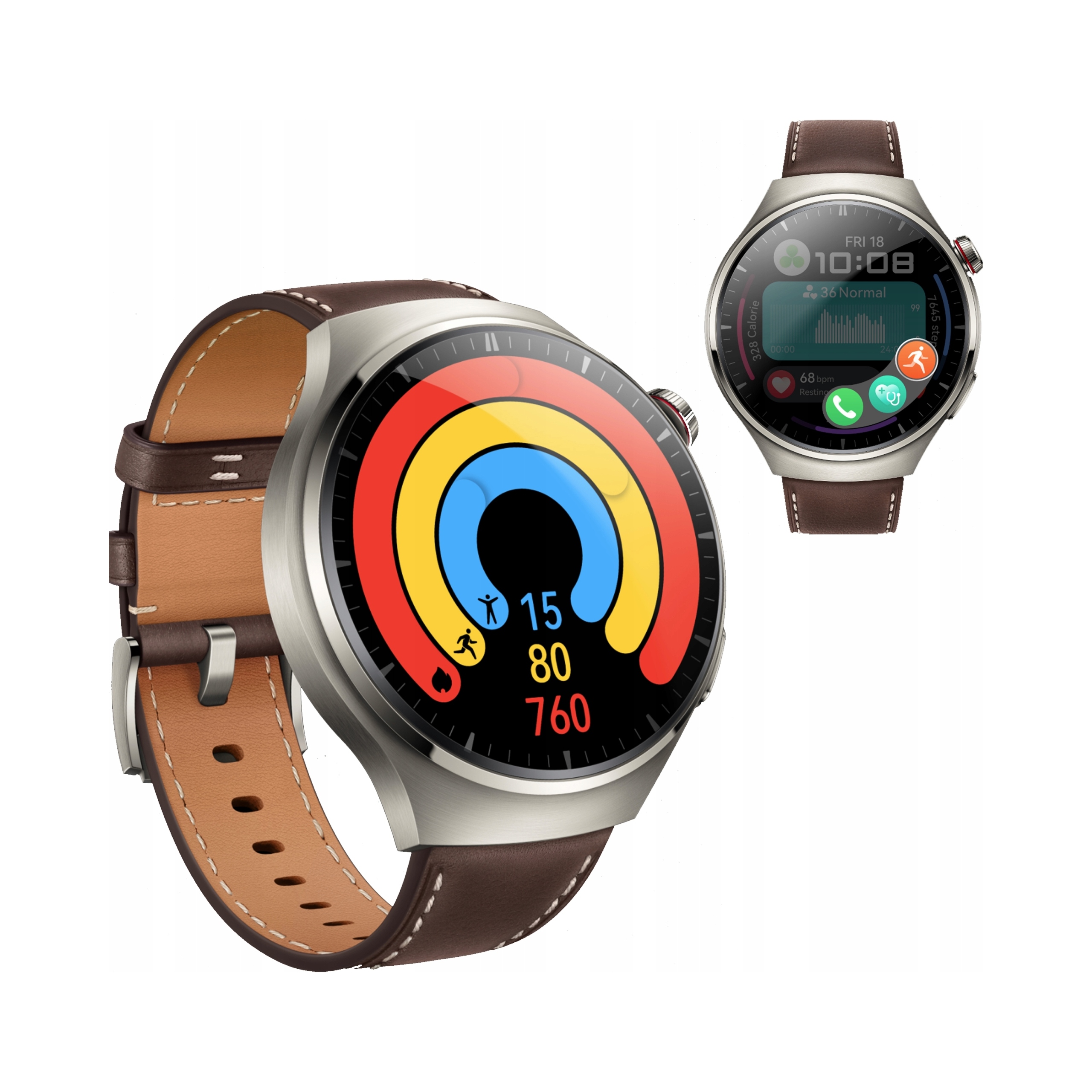 Smartwatch Huawei Watch 4 Pro Classic brązowy metal szlachetny