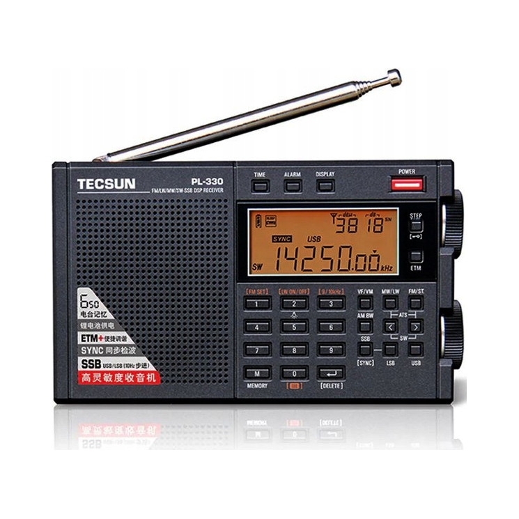 Tecsun RU-330 FM / MW/SW / LW SSB DSP полный диапазон радио