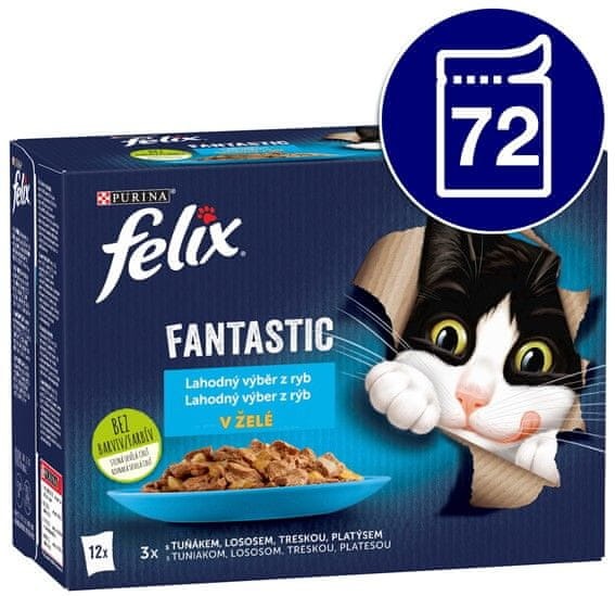 Fantastic multipack lahodný výběr v želé 72x85 g