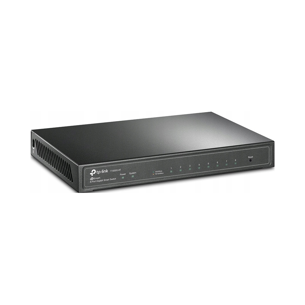 Switch TP-Link TL-SG2008 8 portov čierny