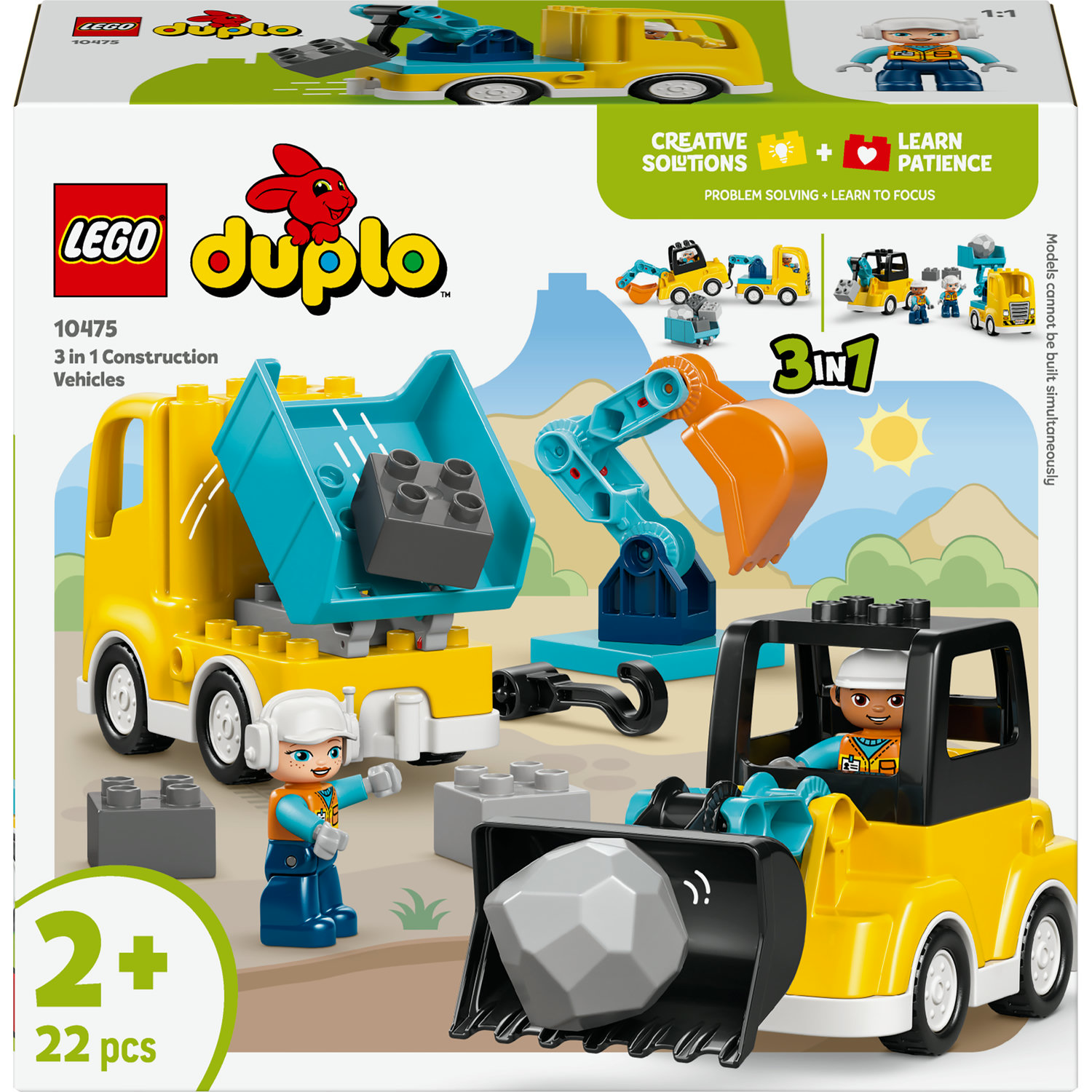 Lego Duplo Stavební stroje 3v1 10475