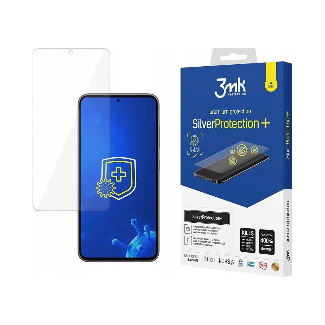 Folia ochronna 3mk SilverProtection+ na Samsung Galaxy S23 5G 3mk