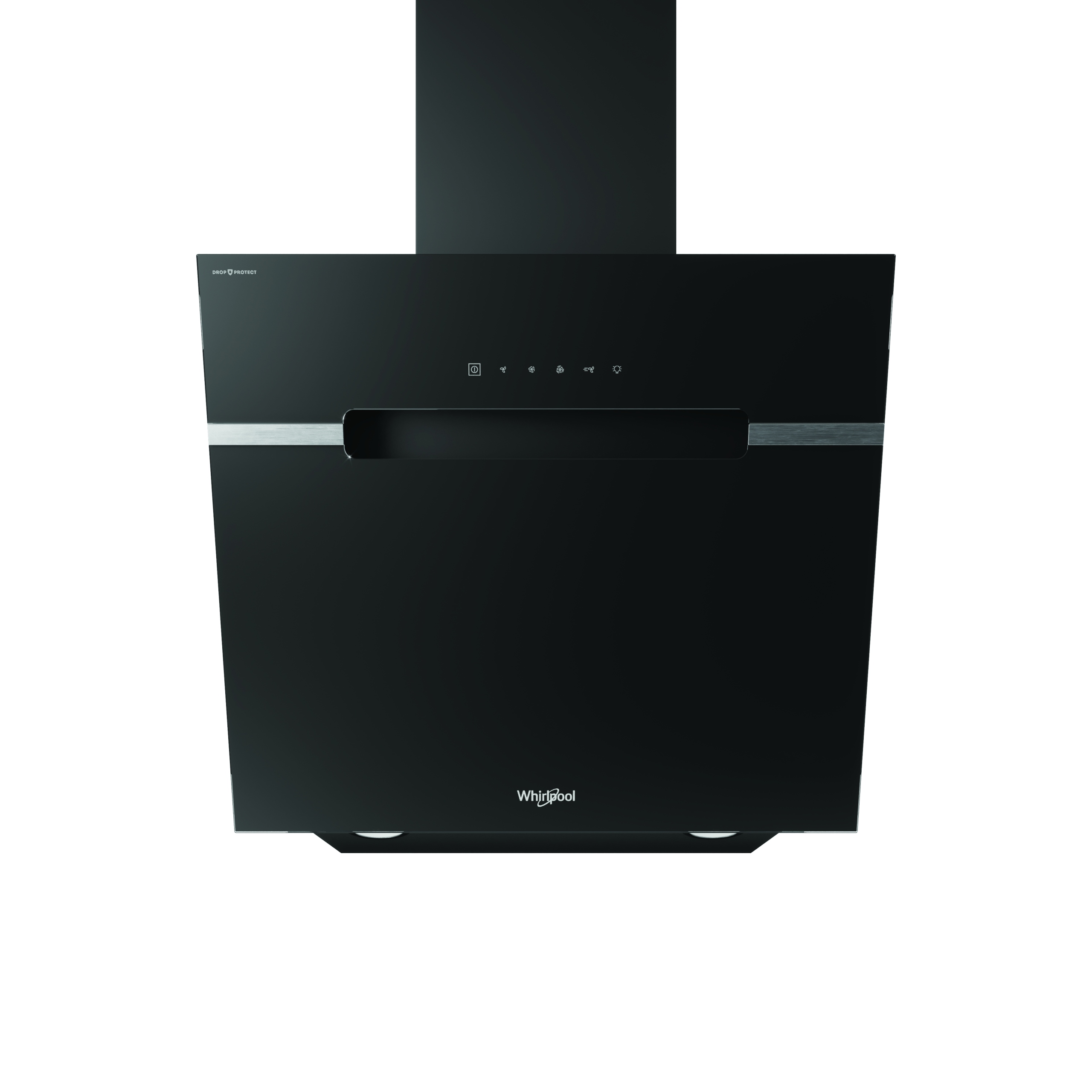 2X Okap Whirlpool Whvs 61F Lt Dp K Czarny