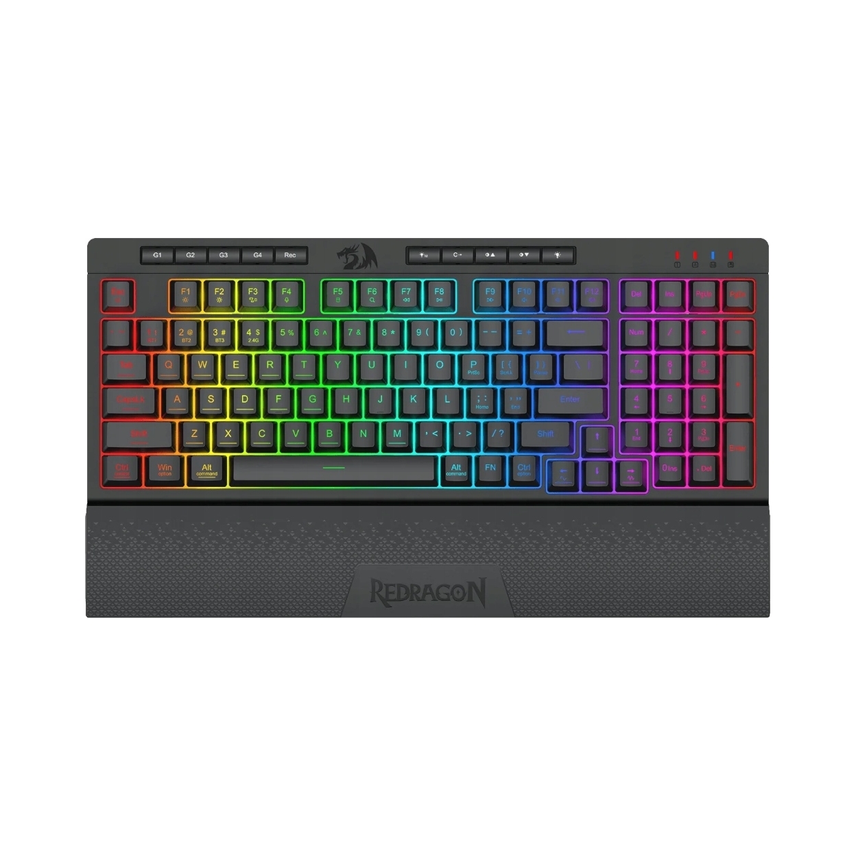 Klawiatura gamingowa przewodowa Redragon Shiva K515-RGB membranowa czarna