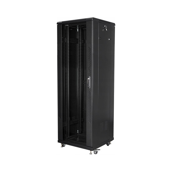 Skriňa Rack Lanberg 19" 37U FF01-6637-12B 600 x 600 čierna