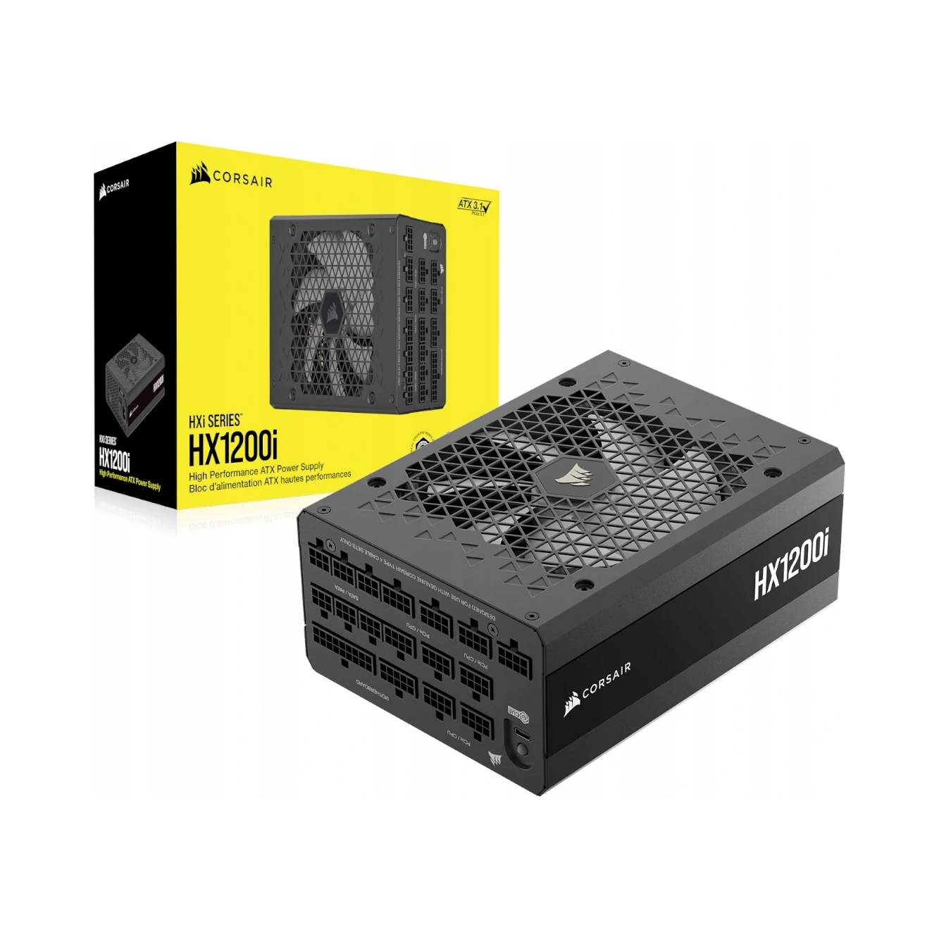 Počítačový zdroj Corsair HX1200i 1200W 80 Plus Platinum Atx 3.1 modulárny