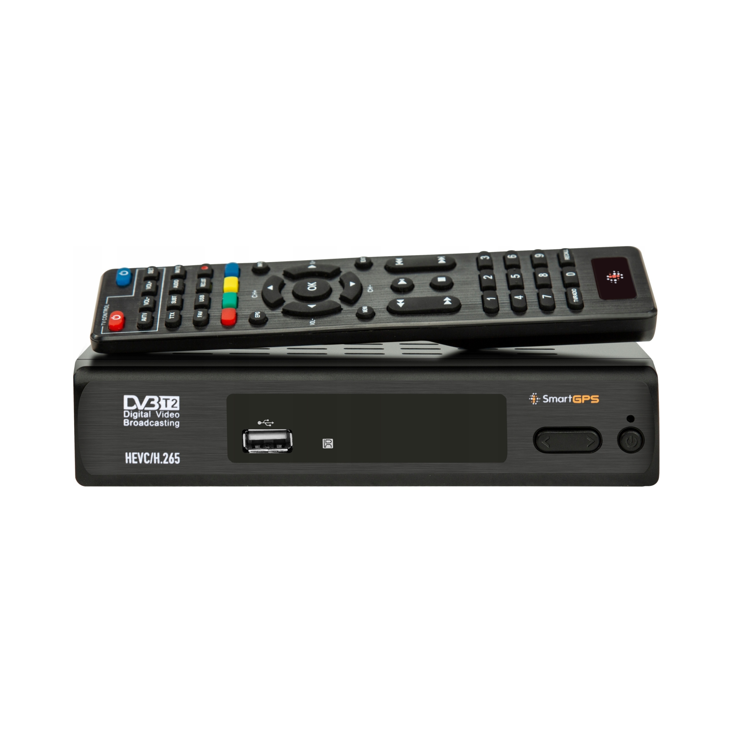 2× Dekoder tuner DVB-T2 SmartGPS SAT-2 MPEG-4 H.265/HEVC / telewizja naziemna