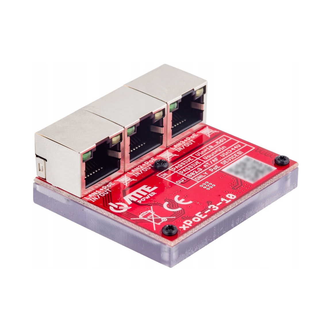 Atte XPOE-3-10 Switch PoE 3 extender 3xPoE In/out