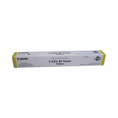 Toner Canon C-exv 49 8527B002, výťažnosť 19 000 strán, originálny žltý,