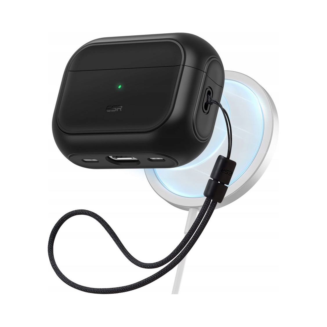 Esr Orbit Halolock MagSafe Apple AirPods Pro 1 2 Black Esr