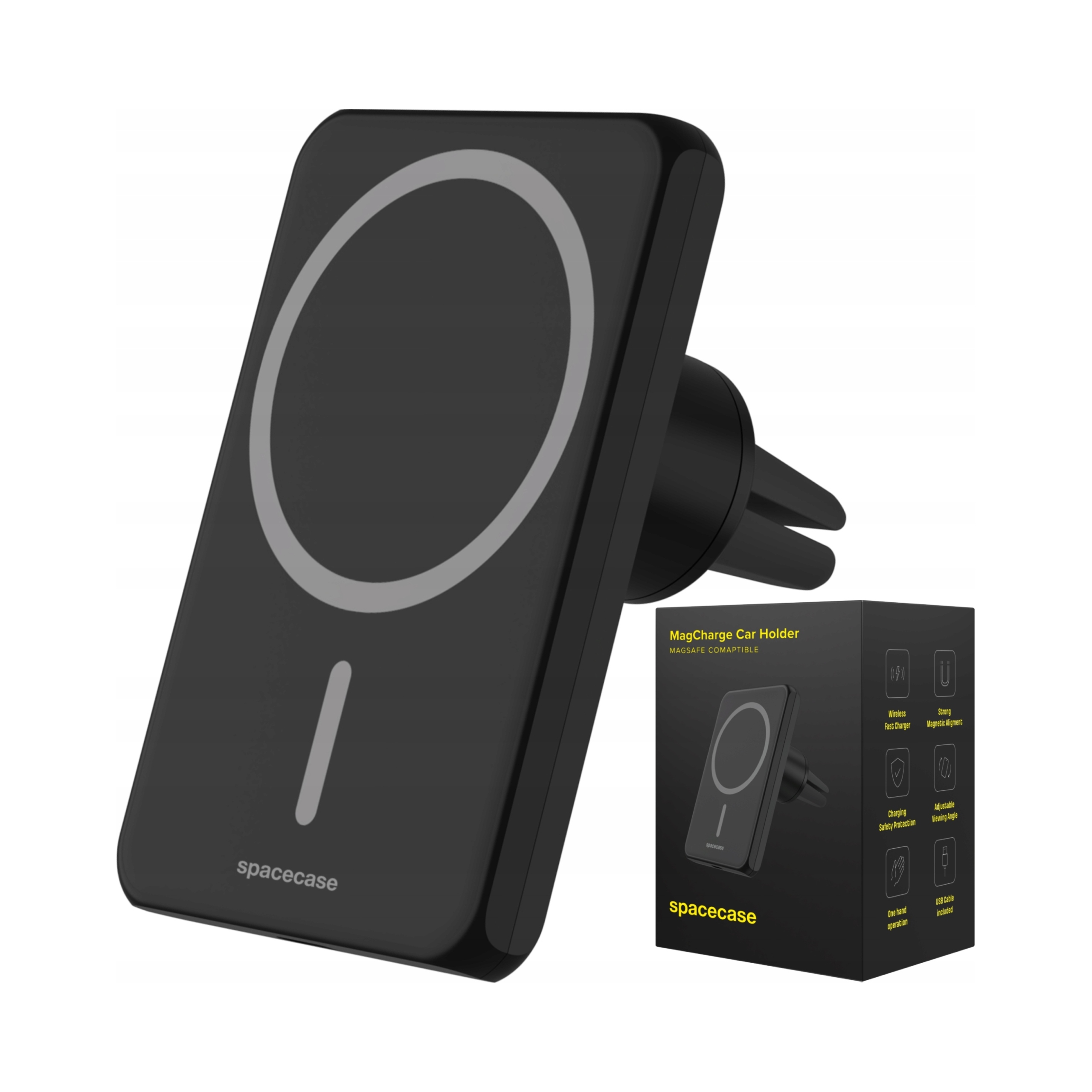 Držák Na Telefon Do Auta, Nabíječka Do Auta Pro Iphone Magsafe