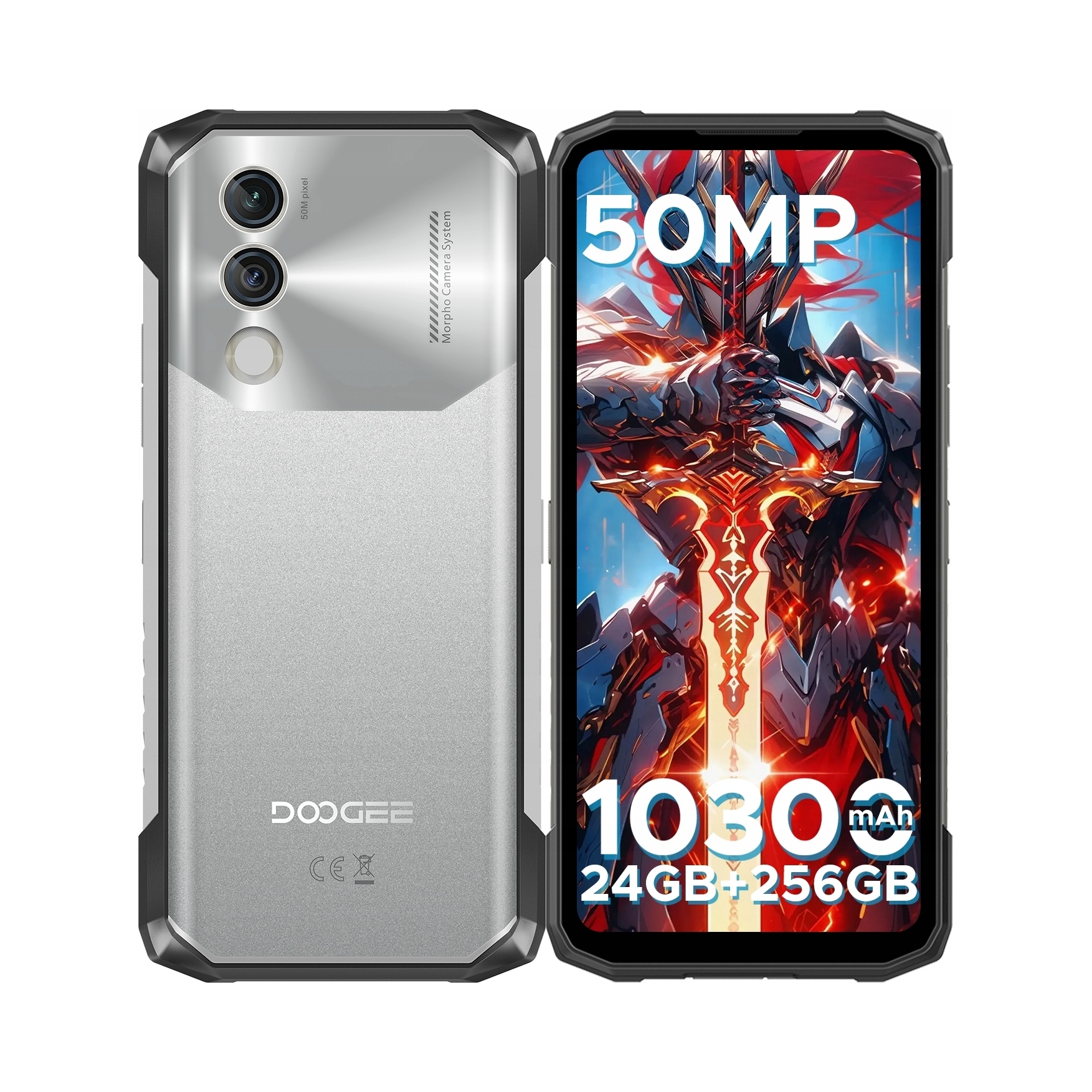 Doogee Blade10 Power 10300mAh 24/256GB Smartfón Android 14 6,6"50MP Nfc Sim