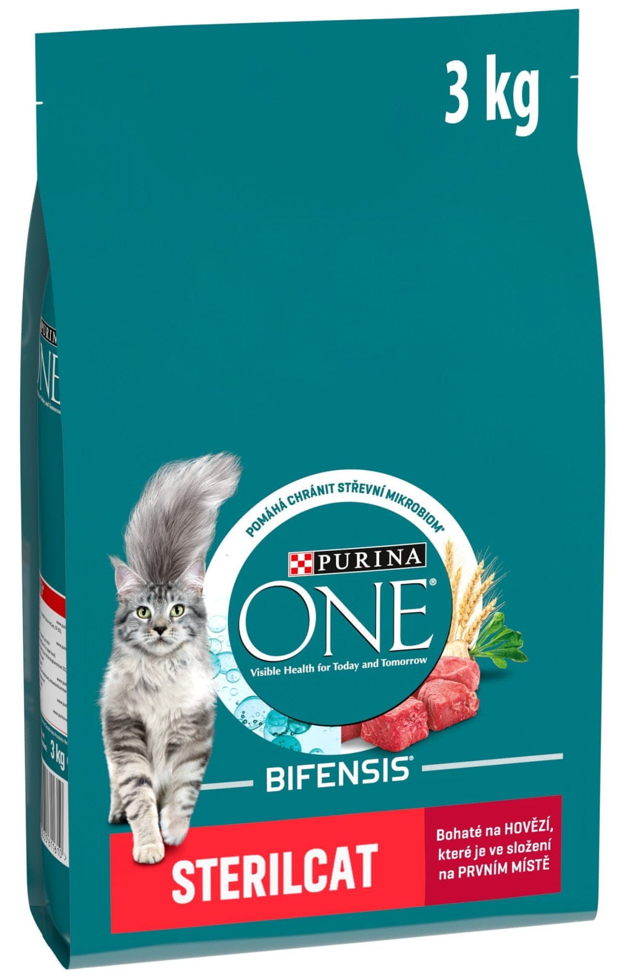 Levně Purina One Sterilcat hovězí 3 kg