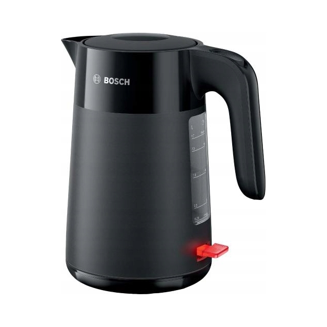 Elektrická varná konvice Bosch 1,7 l 2400 W Černá
