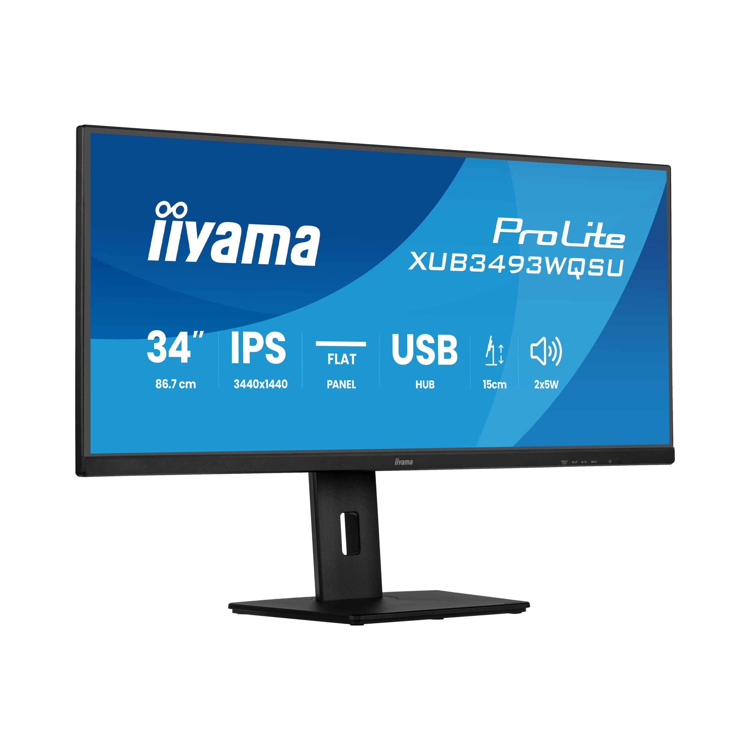 Monitor iiyama ProLite XUB3493WQSU-B6 34 Uwqhd Ips Led 1ms 120Hz /2xHDMI