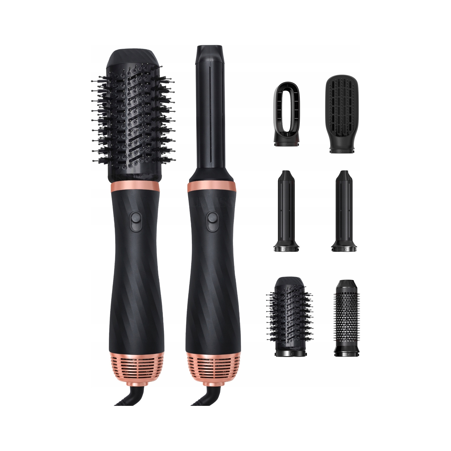 Sada pro styling vlasů 6 v 1 Sušička-lokovačka Žehlička Na Vlasy Ionizace