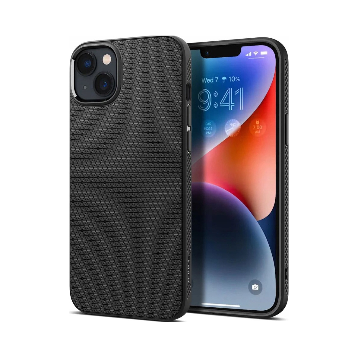 Spigen Liquid Air iPhone 14 Matte Black Spigen