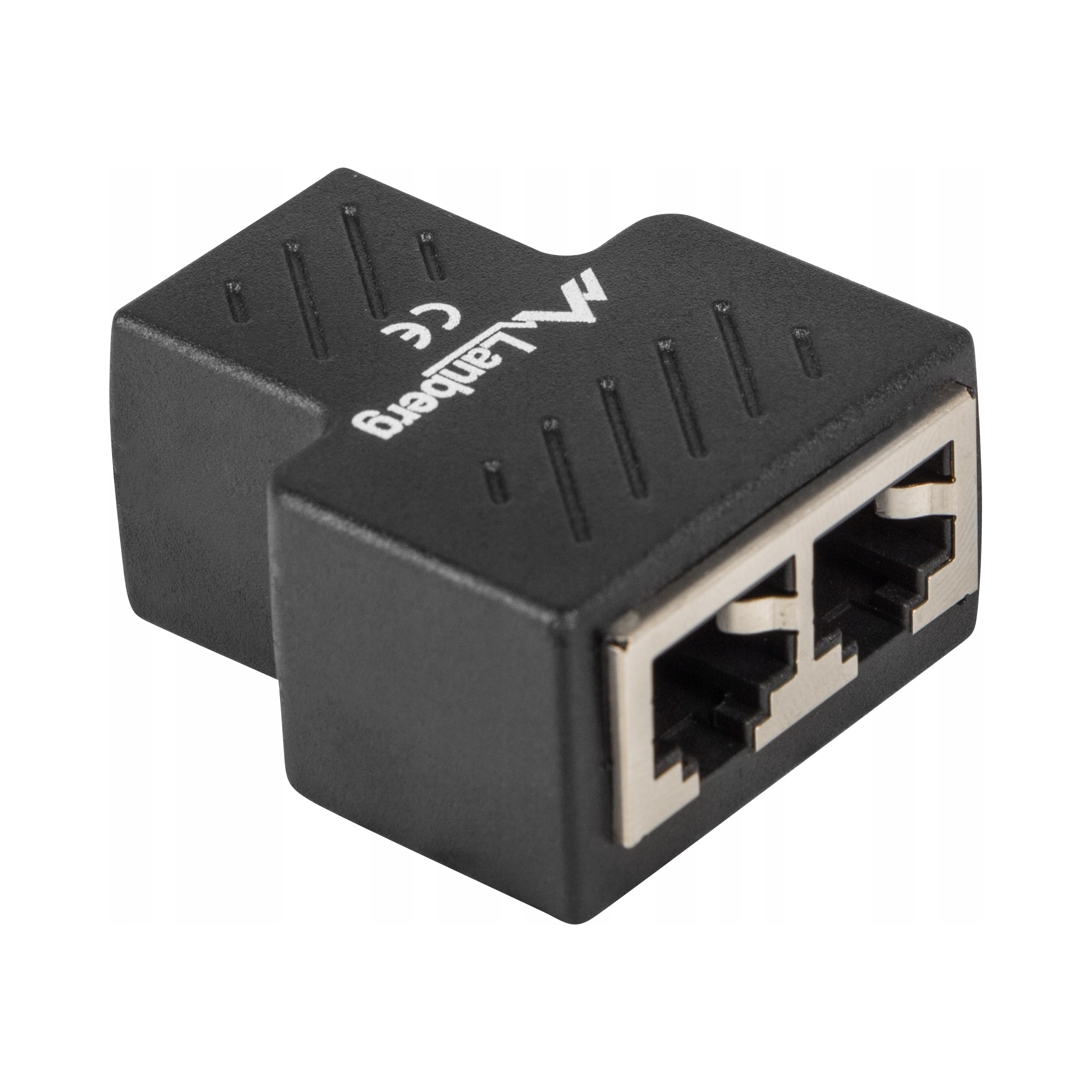 Adapter Lanberg złączka sieciowa spliter RJ-45 RJ-45 X2 ekranowany