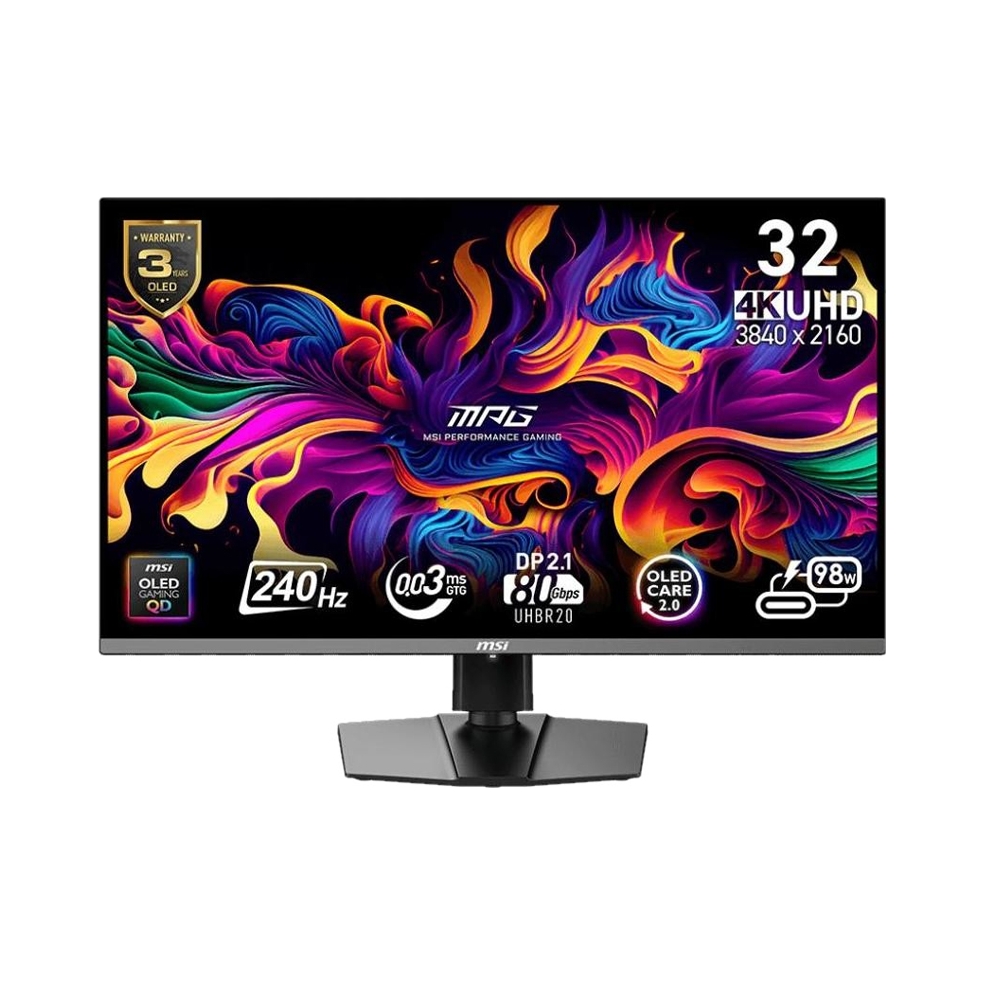 Herní monitor Msi Mpg 322URX Qd Oled 3840 x 2160 (uhd 4K) 240 Hz