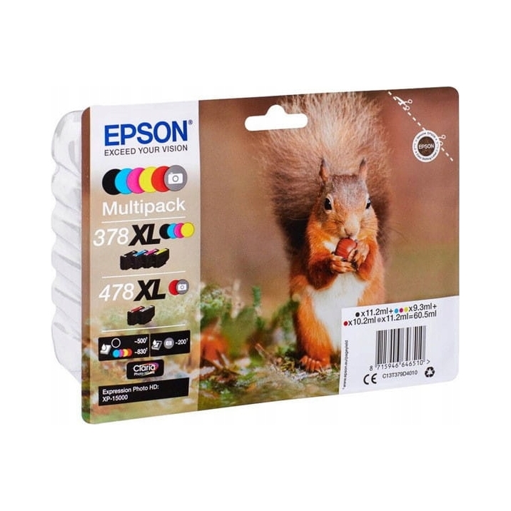 Atramentová sada Epson 378XL+478XL C13T379D4010