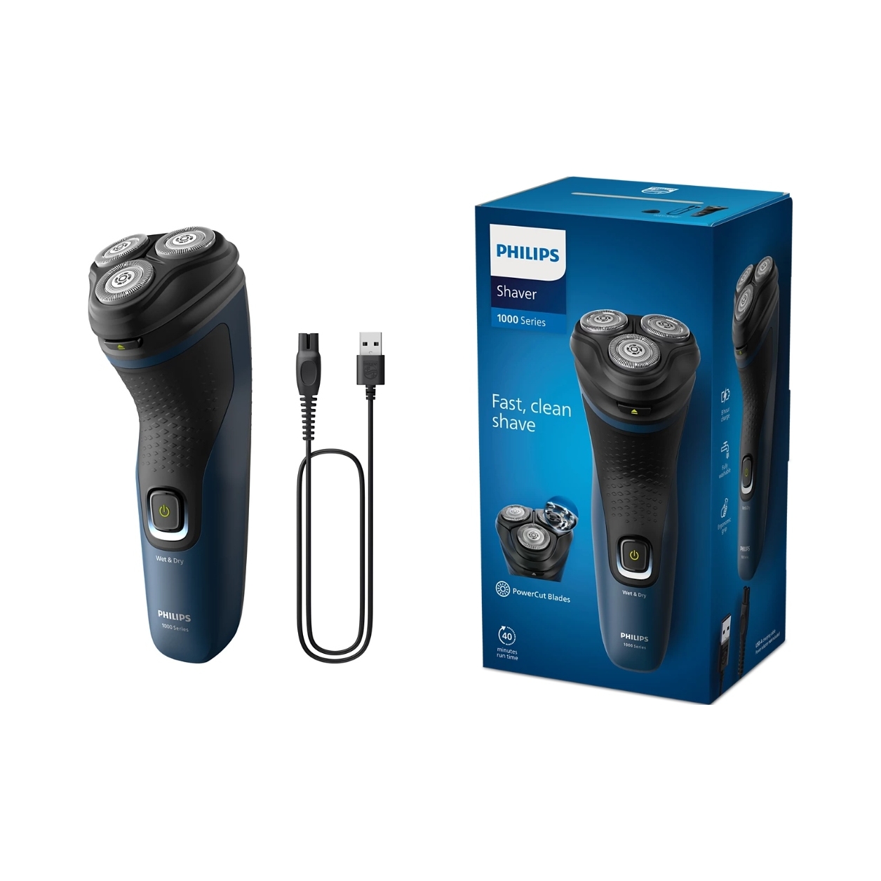 Maszynka golarka elektryczna Philips Wet & Dry Series 1000 S1151/00