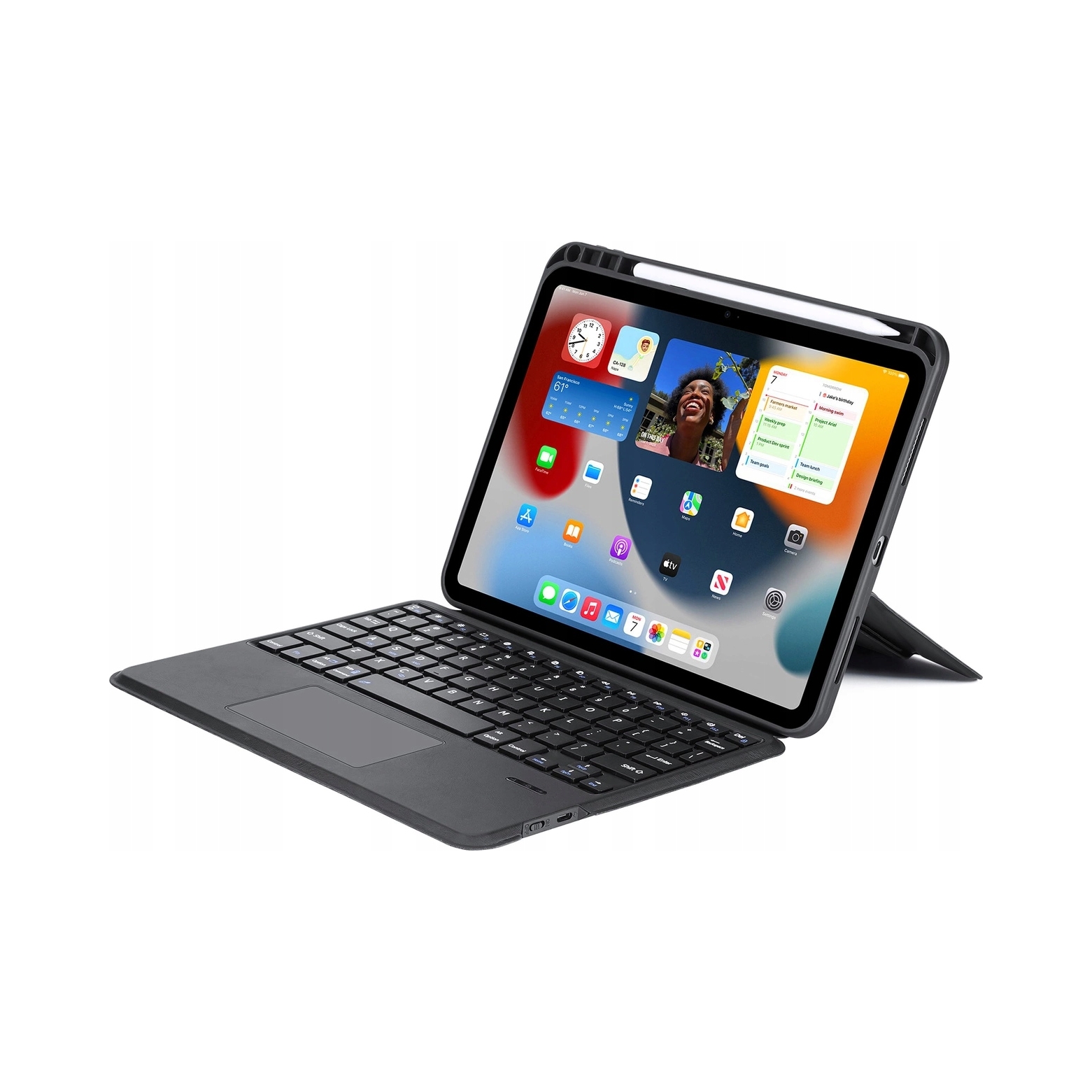 Dux Ducis Dk puzdro s klávesnicou na iPad 10.9'' 2022 10gen, čierne