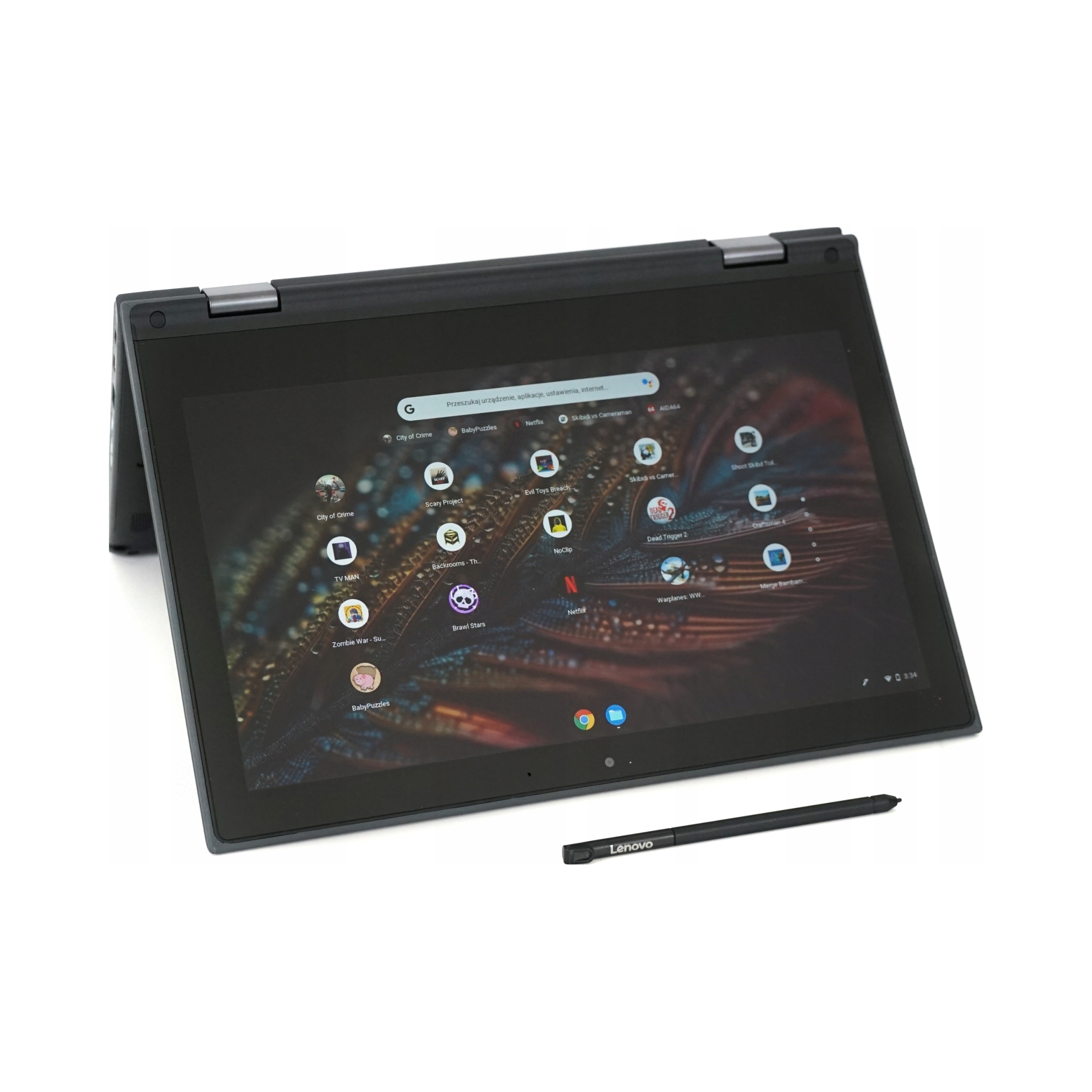 Laptop 2w1 Lenovo 500E Intel Celeron N4120 4 GB / 32 GB 11,6