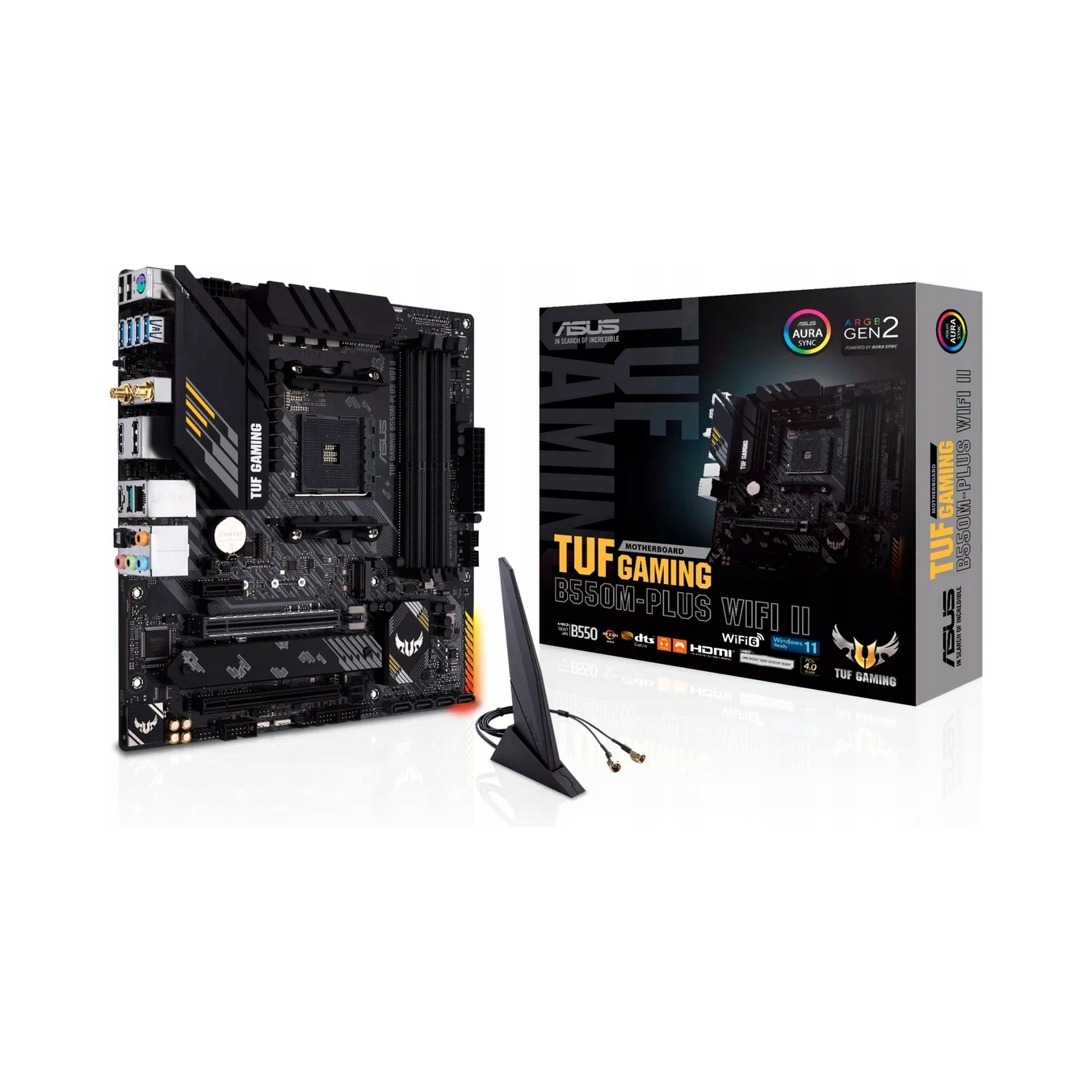 Základná doska Asus Tuf Gaming B550-PLUS Wifi II Socket AM4 DDR4 mATX