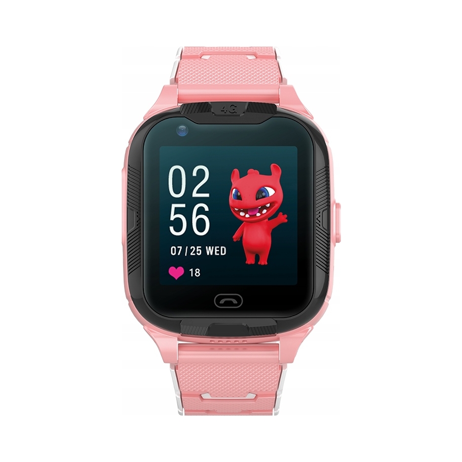 Chytré Hodinky pro děti MaXlife MXKW-350 Gps Wi-Fi IPX7 4G růžové