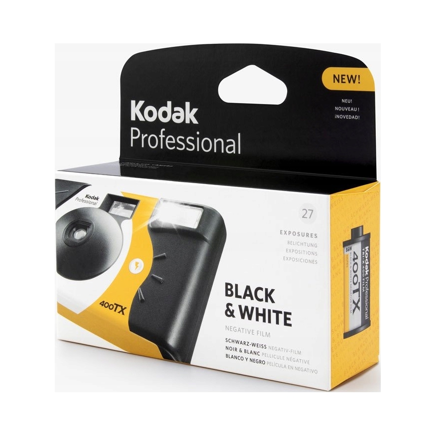 Jednorázový fotoaparát Kodak Professional Tri-X B&w 400 Suc 27 fotografií