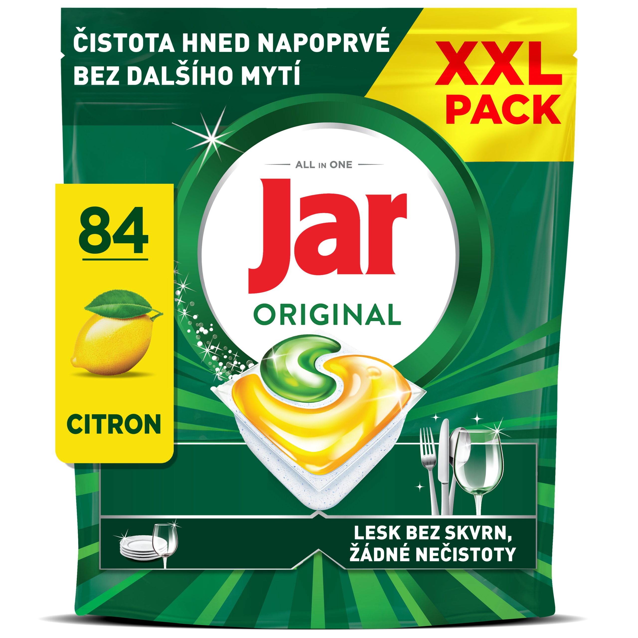 Levně Jar Original Lemon tablety do myčky 84 ks