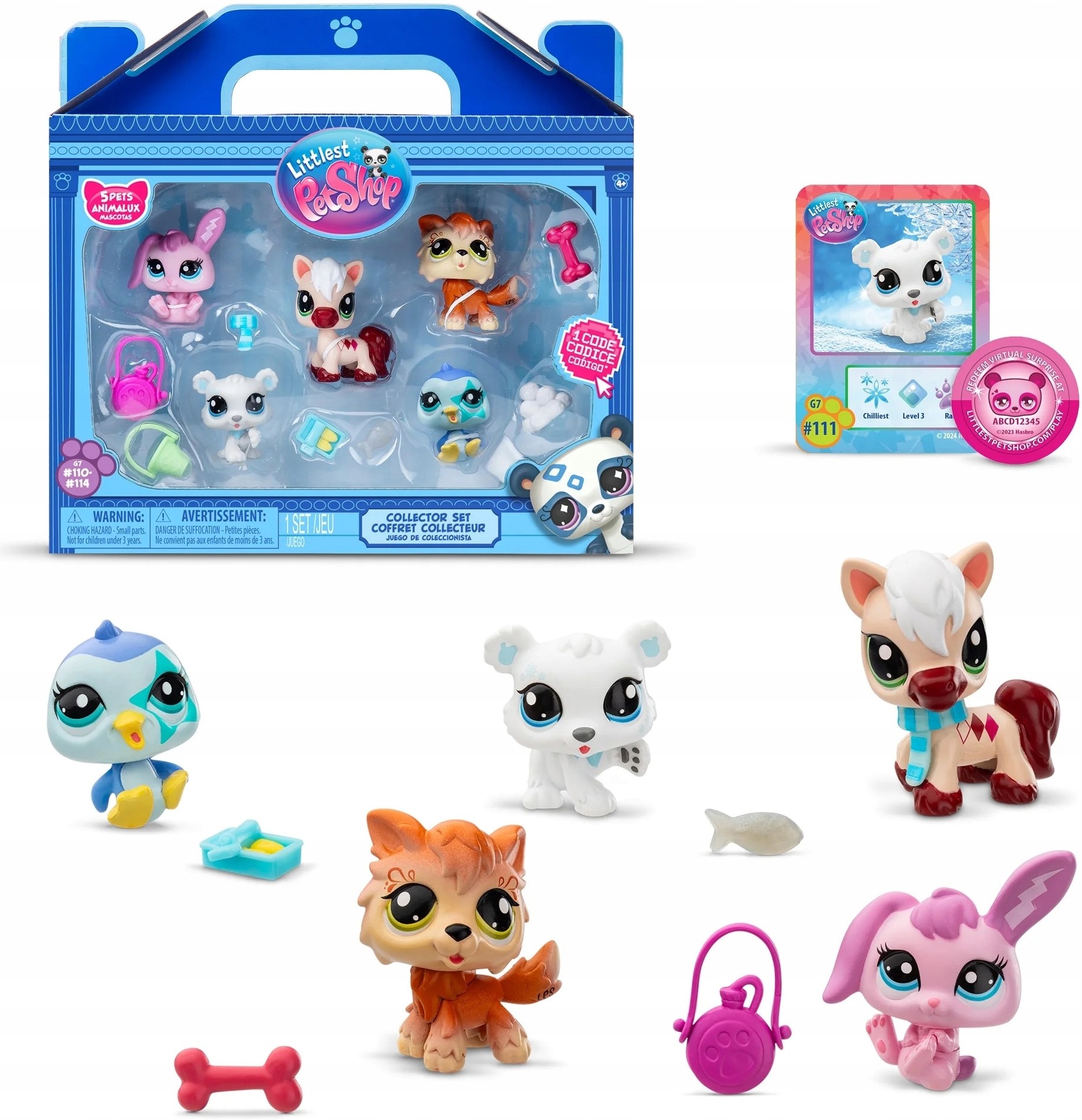 Zestaw figurek Littlest Pet Shop Collector Set Winter Besties 5 szt.