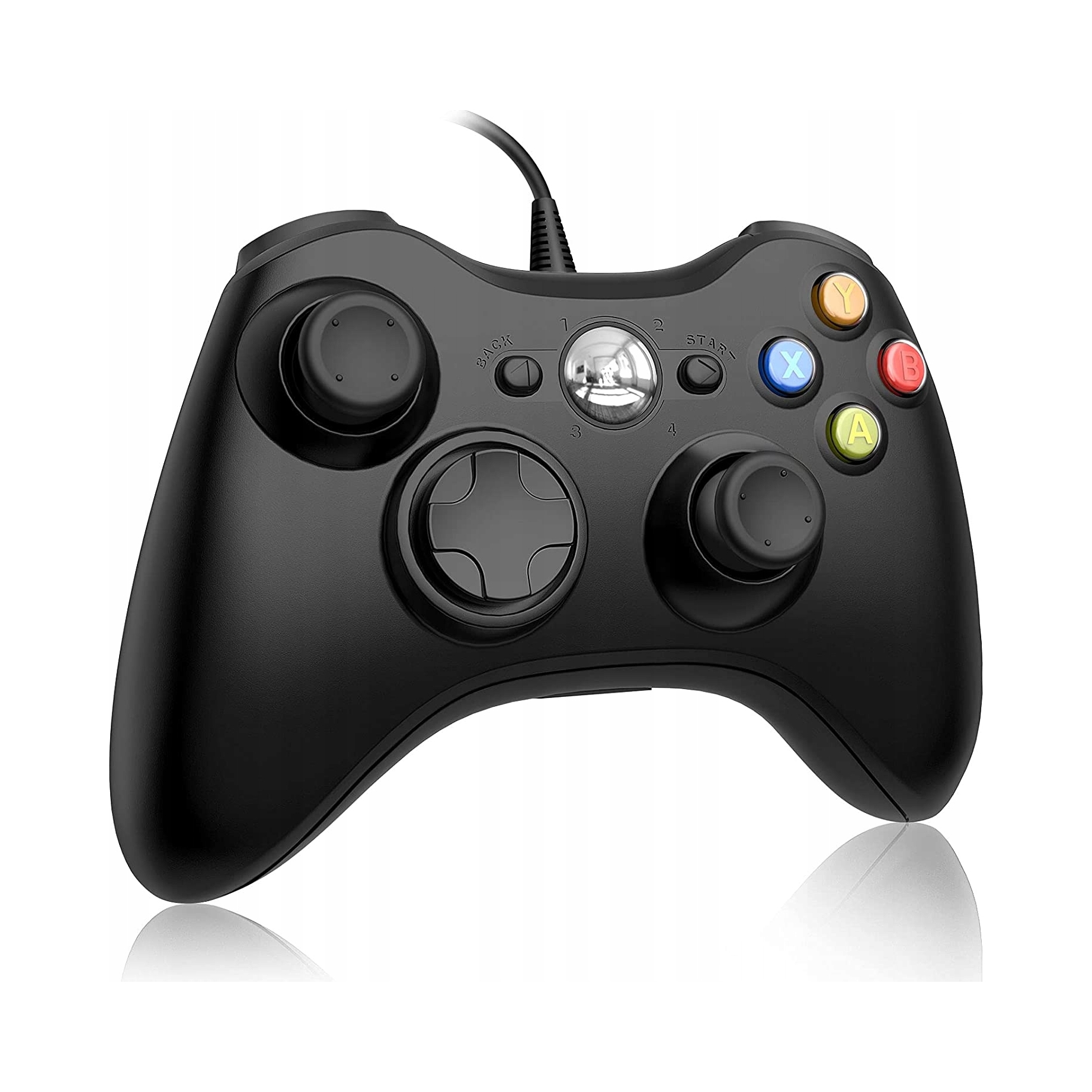 Pad przewodowy do konsoli Microsoft Xbox 360 czarny